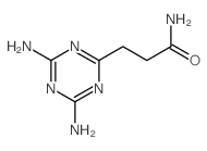 3-(4,6-diamino-1,3,5-triazin-2-yl)propanamide结构式