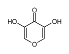 4H-Pyran-4-one,3,5-dihydroxy-(6CI,7CI,8CI,9CI) Structure