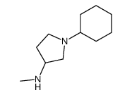 1-cyclohexyl-N-methylpyrrolidin-3-amine Structure