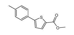 5-(P-TOLYL)THIOPHENE-2-CARBOXYLICACIDMETHYLESTER,96 structure