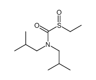 1-ethylsulfinyl-N,N-bis(2-methylpropyl)formamide结构式