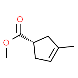 3-Cyclopentene-1-carboxylicacid,3-methyl-,methylester,(S)-(9CI) structure
