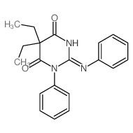 2-anilino-5,5-diethyl-1-phenyl-pyrimidine-4,6-dione picture