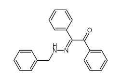 2-(2-benzylhydrazono)-1,2-diphenylethan-1-one Structure