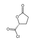 2-Furancarbonyl chloride, tetrahydro-5-oxo-, (2R)- (9CI) Structure