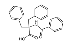 N-benzoyl-α,α-dibenzylglycine Structure