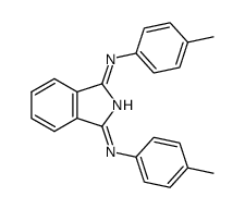 1,3-bis(p-tolylimino)isoindoline结构式