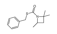 S-benzyl 2,2,4-trimethylazetidine-1-carbothioate Structure