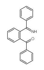 [2-(benzenecarboximidoyl)phenyl]-phenyl-methanone structure