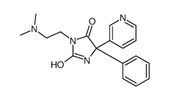 3-[2-(dimethylamino)ethyl]-5-phenyl-5-pyridin-3-ylimidazolidine-2,4-dione结构式