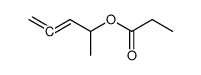 penta-3,4-dien-2-yl propionate Structure