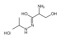 [(2-amino-3-hydroxypropanoyl)amino]-propan-2-ylazanium,chloride Structure