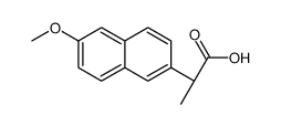 (+/-)-2-(6-METHOXY-2-NAPHTHYL)PROPIONIC ACID structure