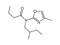 N-(2-methylbutyl)-N-(4-methyl-1,3-oxazol-2-yl)butanamide Structure