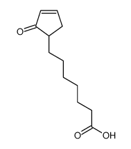 7-(2-oxocyclopent-3-en-1-yl)heptanoic acid Structure
