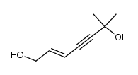 6-methyl-hept-2-en-4-yne-1,6-diol Structure