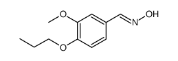 3-METHOXY-4-PROPOXY-BENZALDEHYDE OXIME结构式