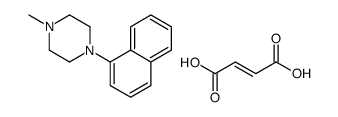 (E)-but-2-enedioic acid,1-methyl-4-naphthalen-1-ylpiperazine Structure