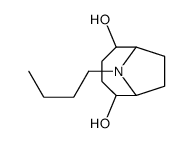 9-butyl-9-azabicyclo[4.2.1]nonane-2,5-diol Structure