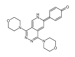 4-(1,4-dimorpholin-4-yl-6H-pyrido[3,4-d]pyridazin-7-ylidene)cyclohexa-2,5-dien-1-one结构式