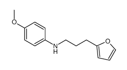 N-[3-(furan-2-yl)propyl]-4-methoxyaniline结构式