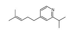 4-(4-methylpent-3-enyl)-2-propan-2-ylpyridine Structure
