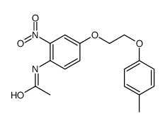 N-[4-[2-(4-methylphenoxy)ethoxy]-2-nitrophenyl]acetamide Structure