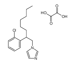 1-[2-(2-chlorophenyl)octyl]imidazole,oxalic acid Structure