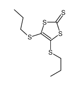 4,5-双(丙硫基)-1,3-二硫杂环戊烯-2-硫酮结构式