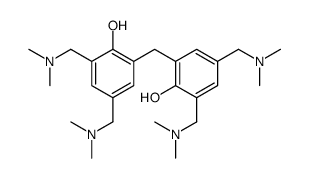 2,2'-methylenebis[4,6-bis[(dimethylamino)methyl]phenol] Structure