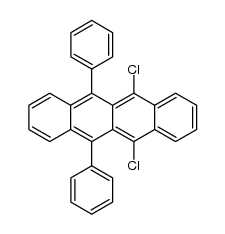 5,12-dichloro-6,11-diphenyltetracene结构式