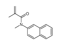 N,2-dimethyl-N-naphthalen-2-ylprop-2-enamide Structure