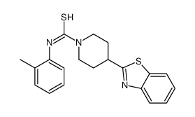 1-Piperidinecarbothioamide,4-(2-benzothiazolyl)-N-(2-methylphenyl)-(9CI) picture