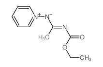 Pyridinium,1-[[1-[(ethoxycarbonyl)imino]ethyl]amino]-, inner salt Structure