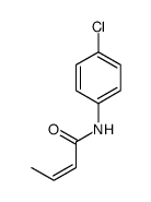 N-(4-chlorophenyl)but-2-enamide Structure