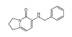 6-BENZYLAMINO-2,3-DIHYDRO-1H-INDOLIZIN-5-ONE structure
