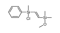 chloro-[2-[methoxy(dimethyl)silyl]ethenyl]-methyl-phenylsilane Structure
