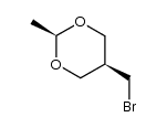 cis-5-bromomethyl-2-methyl-1,3-dioxane结构式
