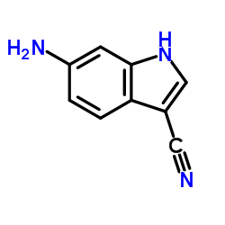 6-Amino-1H-indole-3-carbonitrile structure