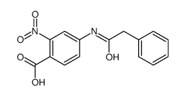 2-nitro-4-[(2-phenylacetyl)amino]benzoic acid结构式