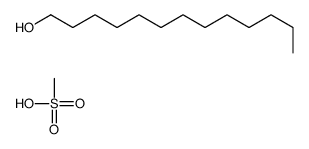 methanesulfonic acid,tridecan-1-ol structure