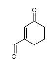 2-cyclohexenone-3-carbaldehyde结构式