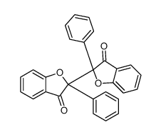 2-(3-oxo-2-phenyl-1-benzofuran-2-yl)-2-phenyl-1-benzofuran-3-one结构式