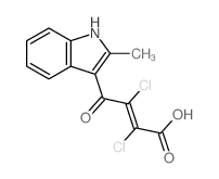 (E)-2,3-dichloro-4-(2-methyl-1H-indol-3-yl)-4-oxo-but-2-enoic acid picture