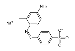 sodium,4-[(4-amino-2-methylphenyl)diazenyl]benzenesulfonate结构式