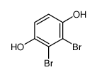 2,3-Dibromo-1,4-benzenediol structure