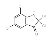 2,2,5,7-tetrachloro-3-indolinone结构式