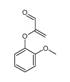 2-(2-methoxyphenoxy)prop-2-enal Structure