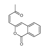 3-(3-oxobut-1-enyl)isochromen-1-one结构式