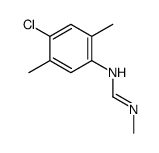 N-(4-chloro-2,5-dimethylphenyl)-N'-methylmethanimidamide结构式